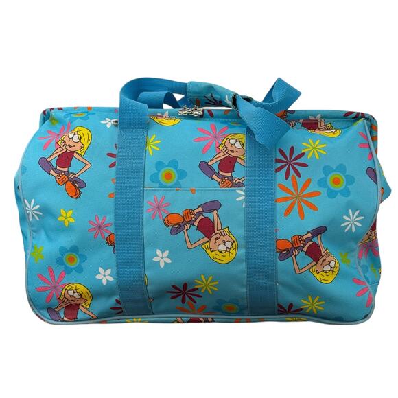Lizzie McGuire Duffle Bag Oversized Disney VTG Y2K 2005 LG Travel Sleep Over Zip - Picture 1 of 14